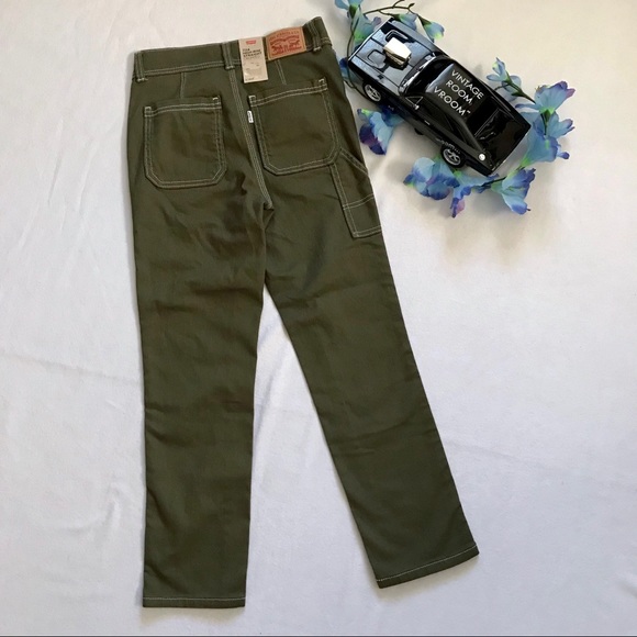 Levi's NWT 724 High Rise Straight Crop Jeans Women 0/25 - Picture 4 of 10